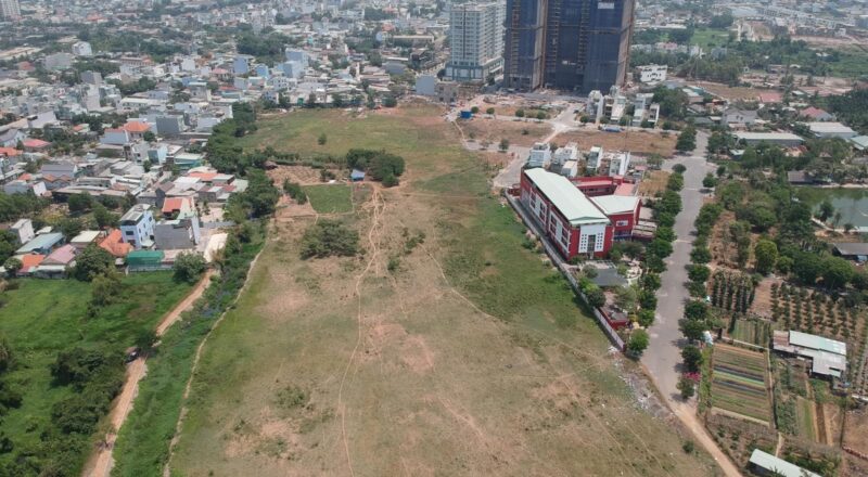 Hình ảnh thực tế dự án đất nền mặt tiền đường Vành đai 2 ở phường Tam Bình quận Thủ Đức.