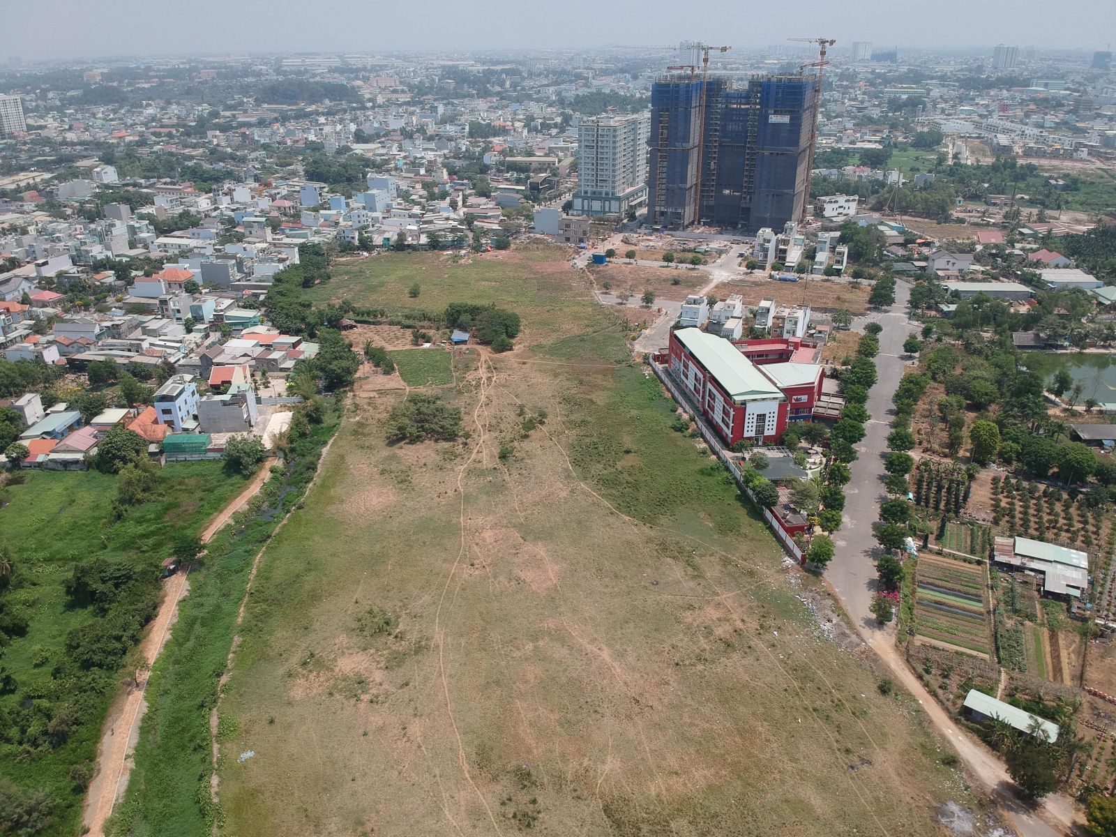 Hình ảnh thực tế dự án đất nền mặt tiền đường Vành đai 2 ở phường Tam Bình quận Thủ Đức.