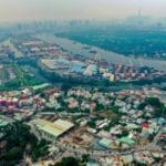 Hình ảnh thự tế khu đất vị trí dự án River City của Refico ở Thủ Đức nhìn về phía trung tâm