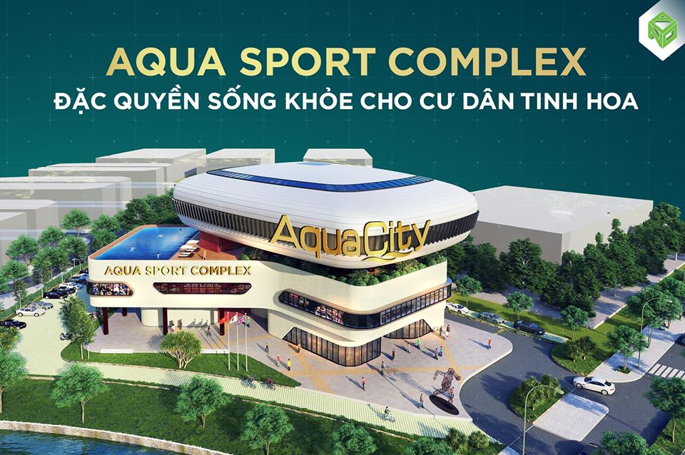 Aqua Sport Complex sở hữu loạt tiện ích thể thao đẳng cấp mang đến điều kiện sống khỏe cho cư dân Aqua City