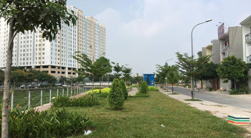 Lô đất có diện tích 141m2 khu dân cư Savico đường Gò Dưa phường Tam Bình quận Thủ Đức.