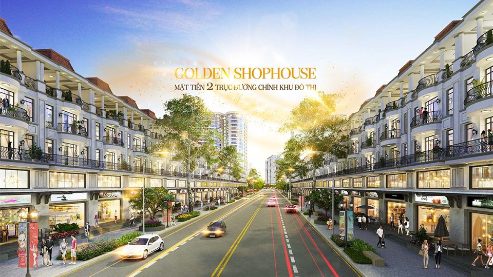 Nhà phố thương mại hạng sang Golden Shophouse khu đô thị Vạn Phúc City