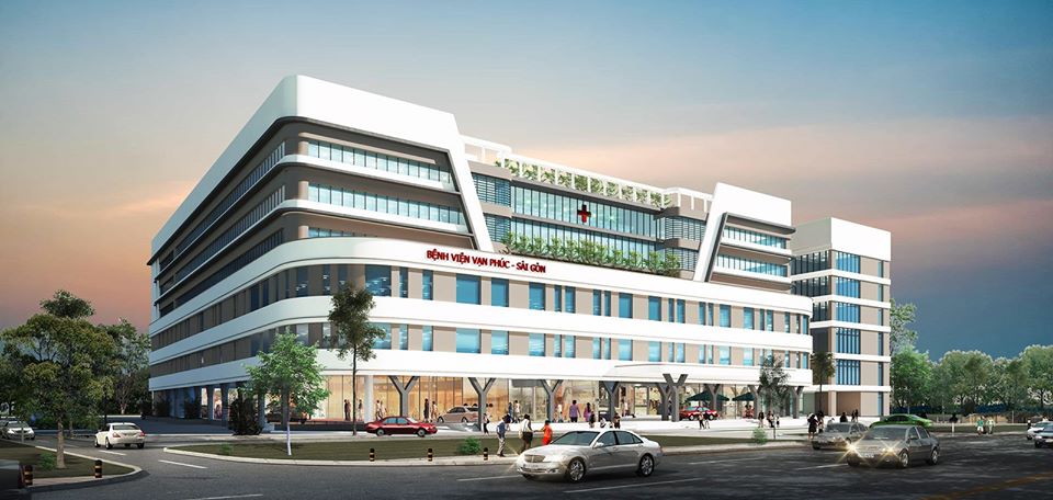 Phối cảnh Bệnh viện Đa khoa Quốc tế tại khu đô thị Vạn Phúc City sắp được triển khai xây dựng.