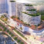 Phối cảnh trung tâm thương mại tại Vạn Phúc City sắp được triển khai xây dựng.