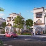 Phối cảnh dãy biệt thự The Manhattan tại Đại đô thị Vinhomes Grand Park.