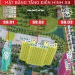 Mặt bằng tầng điển hình S9 phân khu The Origami tại Vinhomes Grand Park.
