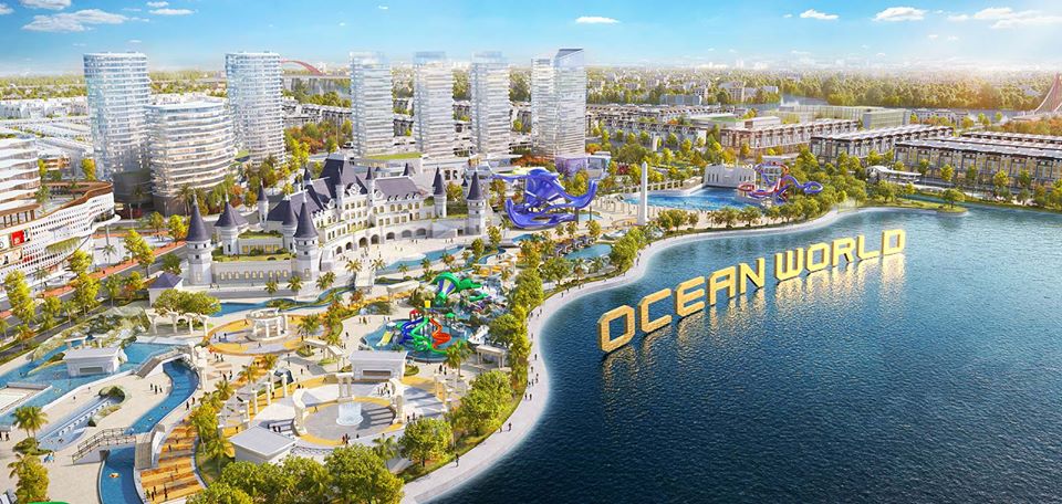 Phối cảnh công viên giải trí Ocean World tại khu đô thị Vạn Phúc City