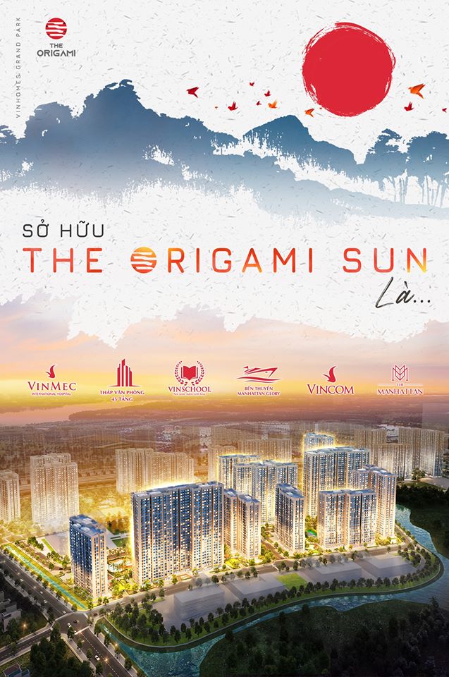 Sở hữu The Origami Sun là sở hữu thành phố kim cương tiện ích Vinhomes Grand Park.