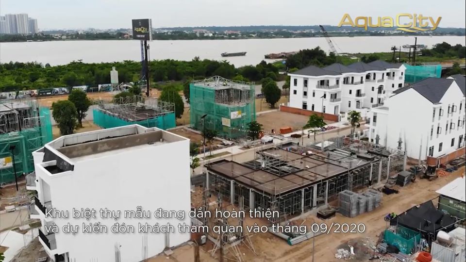 Cập nhật tiến độ thi công xây dựng dự án Aqua City của Novaland 7/2020