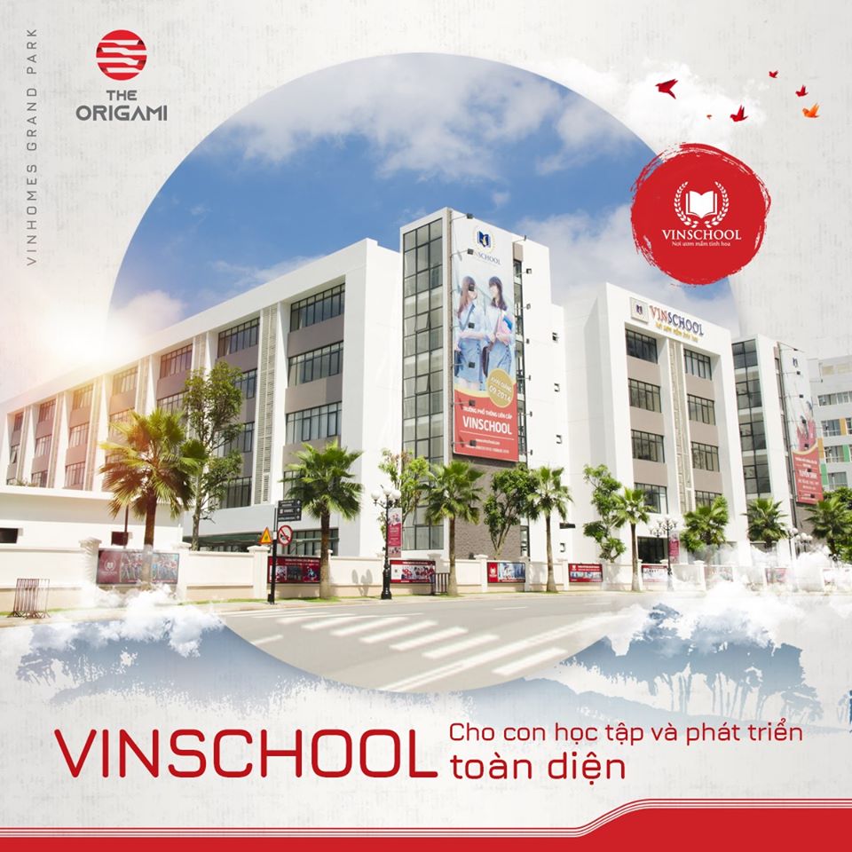 Trường mầm non và phổ thông liên cấp Vinschool tại Vinhomes Grand Park.
