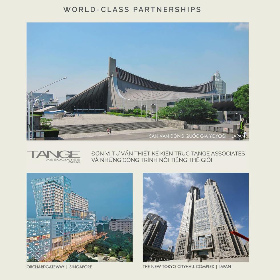 Tange Associates đối tác tư vấn thiết kế kiến trúc của dự án Masteri Centre Point.