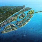Mô hình ý tưởng dự án khu đô thị du lịch lấn biển Cần Giờ của Vingroup
