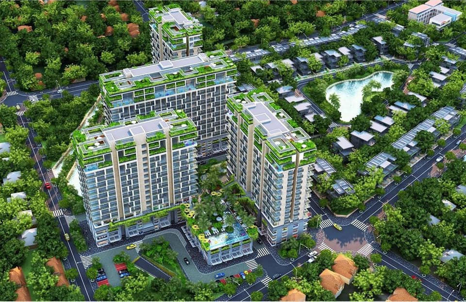 Phối cảnh căn hộ chung cư dự án Thăng Long Home Hưng Phú ở Thủ Đức sắp được triển khai.