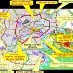 Chi tiết bản đồ tuyến đường vành đai 2 tại Thành phố Hồ Chí Minh.
