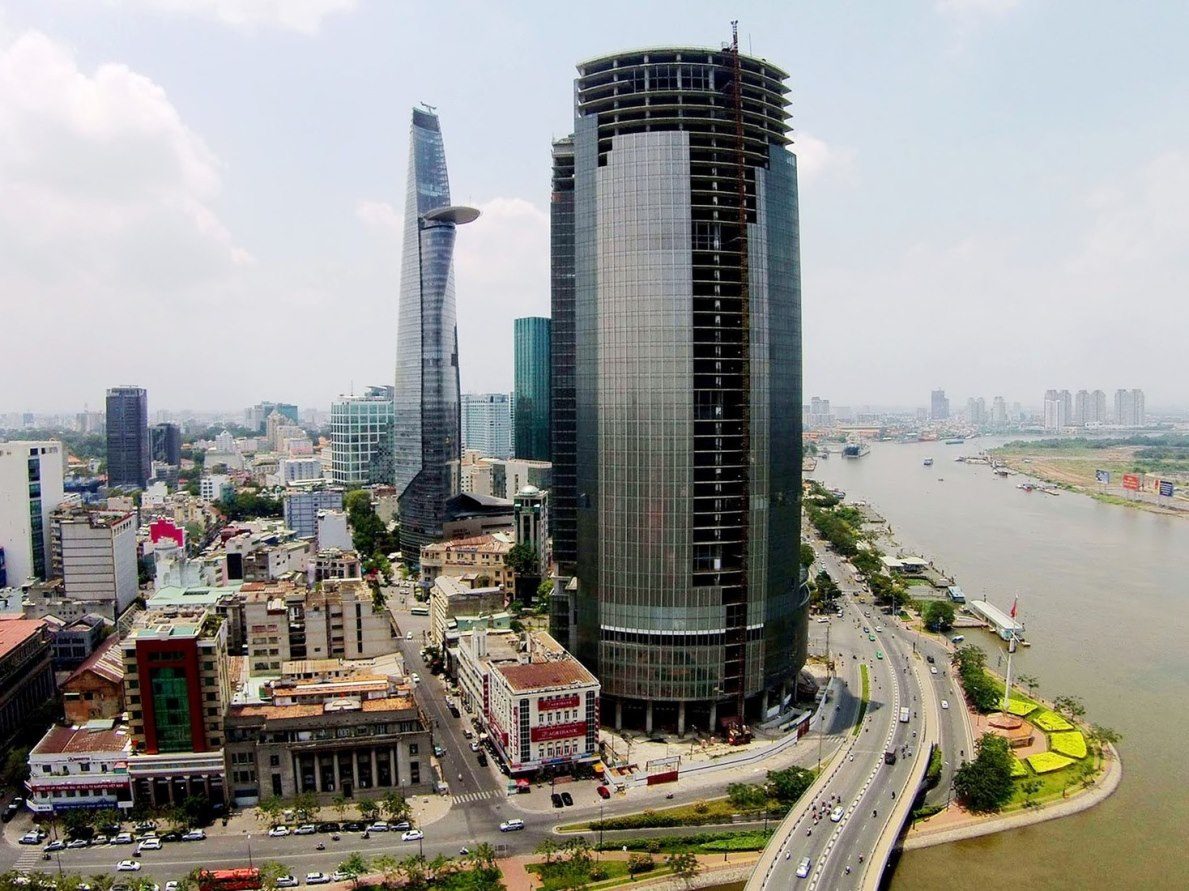 Doanh nghiệp "tí hon" muốn hồi sinh dự án Saigon One Tower tọa lạc trên "đất vàng" đường Tôn Đức Thắng, quận 1, hướng nhìn ra sông Sài Gòn. 