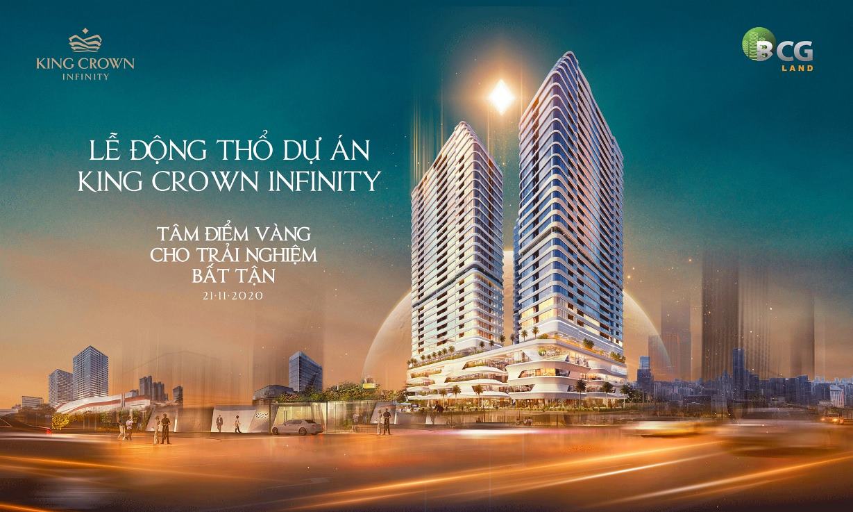 Dự án căn hộ cao cấp King Crown Infinity ở 218 Võ Văn Ngân, Thủ Đức sẽ được khởi công vào ngày 21/11/2020.