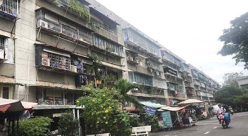 Hơn 1.300 cư dân ở chung cư Thanh Đa, quận Bình Thạnh sẽ được di dời trong thời gian tới.