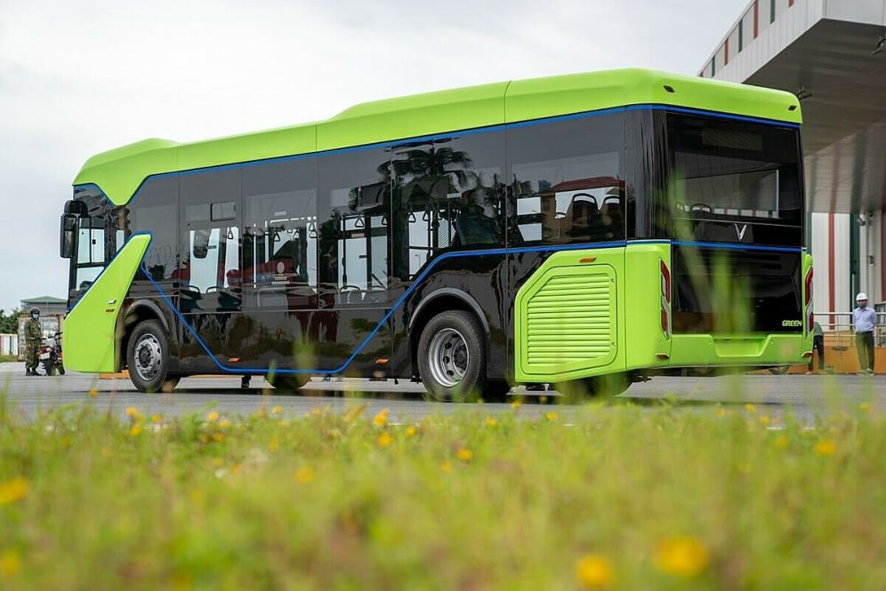 Mẫu xe buýt điện VinBus hoàn thành chạy thử nghiệm hôm nay 20/10 vừa qua