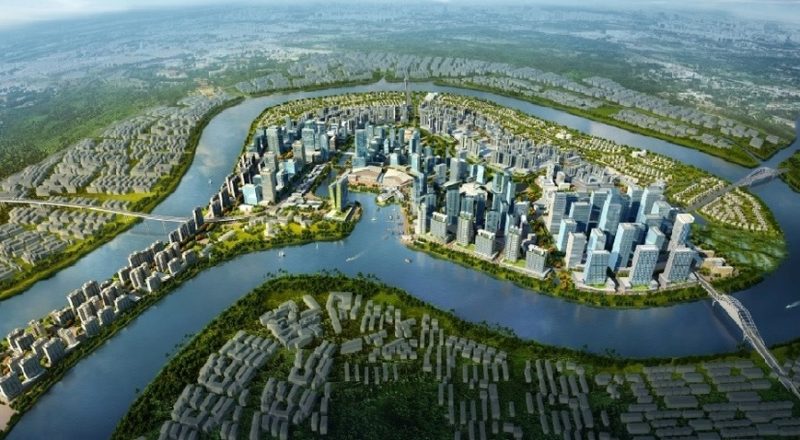 Phối cảnh dự án Khu đô thị bán đảo Bình Quới Thanh Đa ở Bình Thạnh, Thành phố Hồ Chí Minh