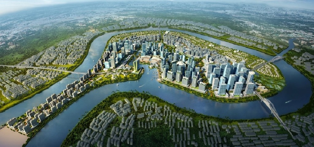 Phối cảnh dự án Khu đô thị bán đảo Bình Quới Thanh Đa ở Bình Thạnh, Thành phố Hồ Chí Minh