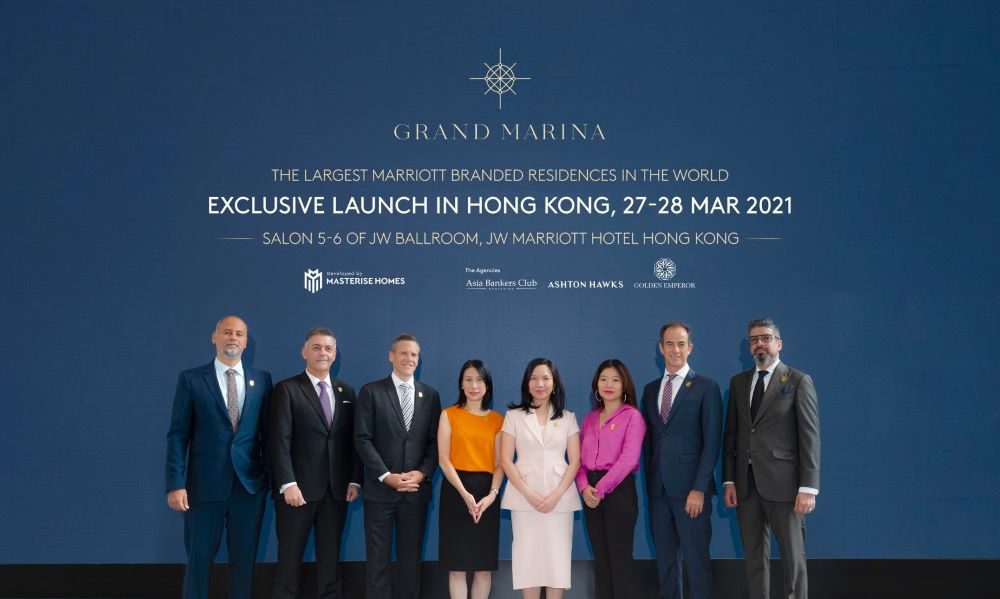Họp báo ra mắt độc quyền dự án Grand Marina Saigon tại Hong Kong.