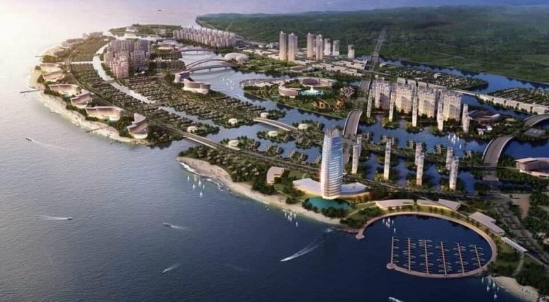 Thành phố Hồ Chí Minh vừa duyệt nhiệm vụ quy hoạch chi tiết tỷ lệ 1/500 Khu đô thị du lịch lấn biển Cần Giờ (ảnh mô hình ý tưởng)