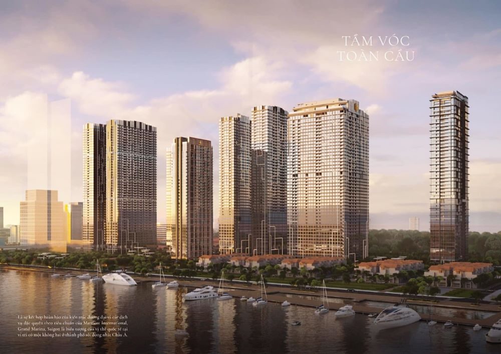 Grand Marina Saigon dự án bất động sản hàng hiệu đầu tiên tại Việt Nam được phát triển bởi Marriott, được quản lý vận hành bởi thương hiệu Marriott.