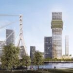 The Sun Tower tòa nhà văn phòng mang tính biểu tượng tại dự án Grand Marina Saigon vị trí kim cương Bason, Quận 1.