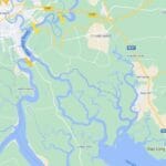 Vị trí dự kiến xây dựng cầu Cần Giờ, cầu Cát Lái và cầu Nhơn Trạch.