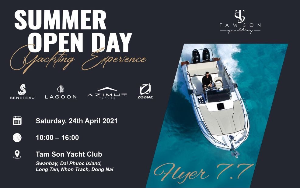 Summer Open Day diễn ra tại Bến du thuyền Tam Sơn Yacht Club tại SwanBay vừa qua mang đến nhiều trải nghiệm du thuyền cho khách hàng.