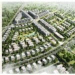 SwanBay Oasia bao gồm 4 phân khu, giới thiệu giai đoạn đầu 69 căn nhà phố thương mại, biệt thự vườn.