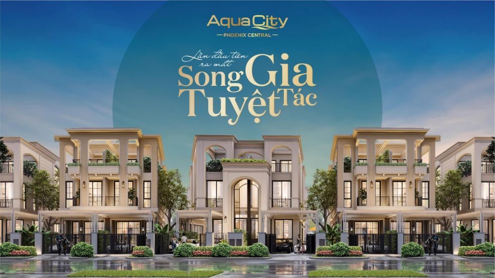 Aqua City lần đầu tiên ra mắt biệt thự mini trên đảo Phượng Hoàng