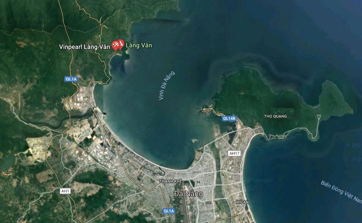 Bản đồ địa hình vị trí dự án Làng Vân sắp được triển khai bởi Tập đoàn Vingroup.
