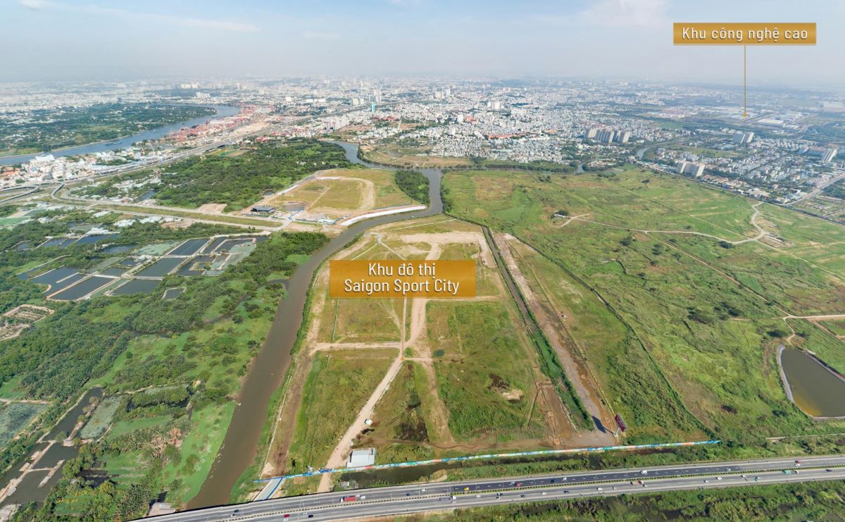 Hình ảnh thực tế dự án Saigon Sports City ở phường An Phú, Thành phố Thủ Đức