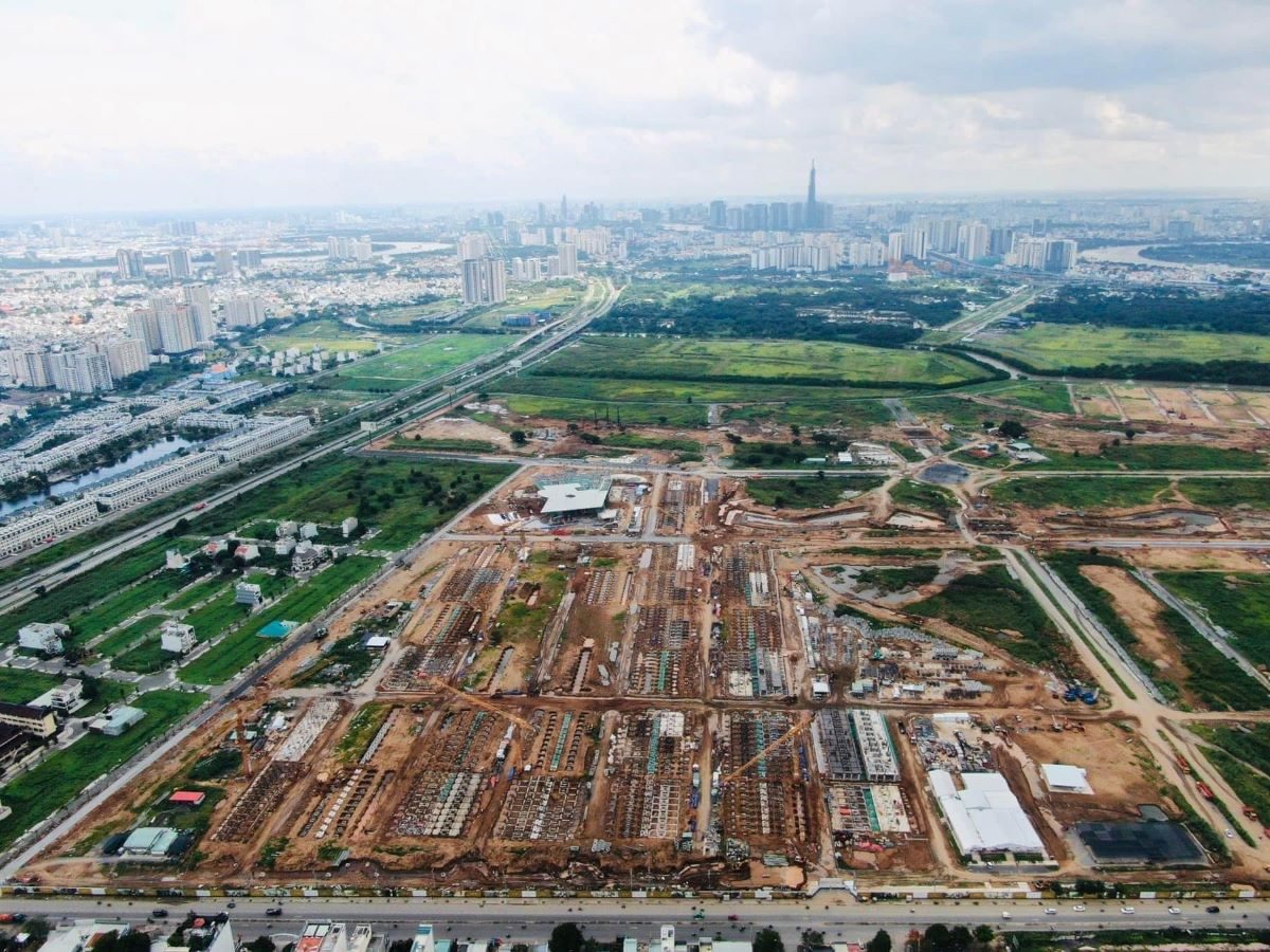 Cập nhật tiến độ xây dựng mới nhất dự án Global City của Masterise Homes ở An Phú, Thành phố Thủ Đức.