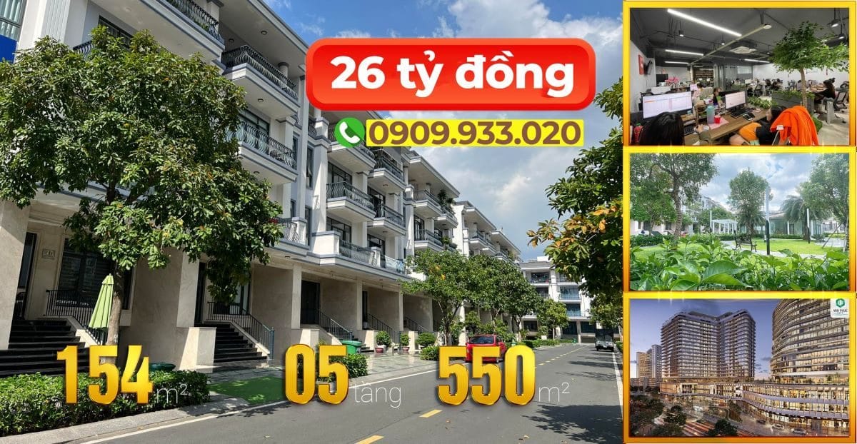 Căn nhà phố thương mại shophouse loại 7mx20m đã hoàn thiện cho thuê, có sổ hồng đang có giá rất tốt.