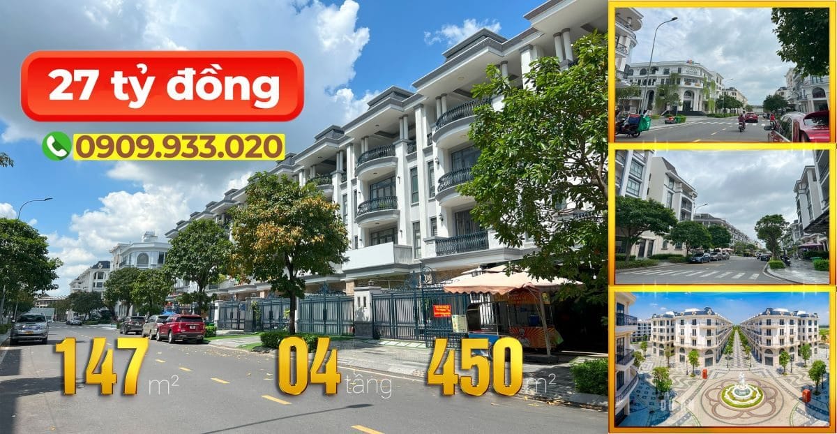 Căn nhà phố thương mại shophouse vị trí đẹp, mặt tiền đường lớn, đang có hợp đồng cho thuê.